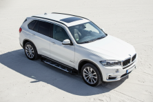 Бокові пороги Sunrise (2 шт., Алюміній) BMW X5 F15 2013-2018 рр.
