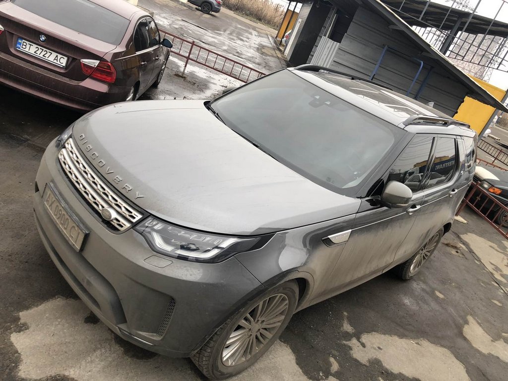 ОЕМ рейлінги (2 шт) чорні для Land Rover Discovery V