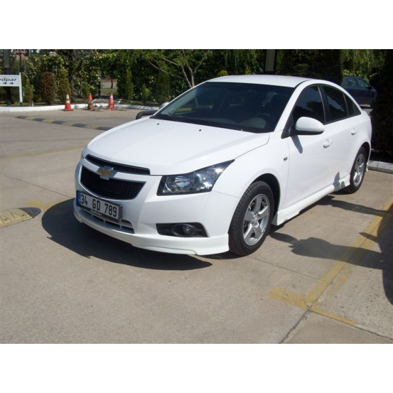 Накладка на передній бампер SD (Meliset, під фарбування) для Chevrolet Cruze 2009-2015 рр