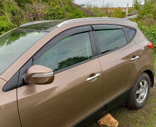 Вітровики (4 шт., Sunplex Sport) Hyundai IX-35 2010-2015 рр.