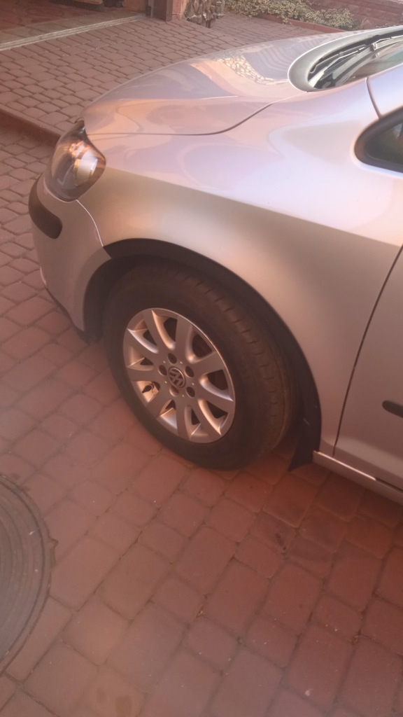 Накладки на арки (4 шт, чорні) для Volkswagen Golf Plus 2004-2014 рр