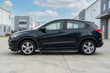 Бокові пороги Tayga Black (2 шт., Алюміній) Honda HR-V 2014-2021 рр.
