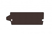Гумовий килимок в багажник Carsuit (до 3 ряду, коричневий) Nissan Pathfinder R51 2005-2014 рр.