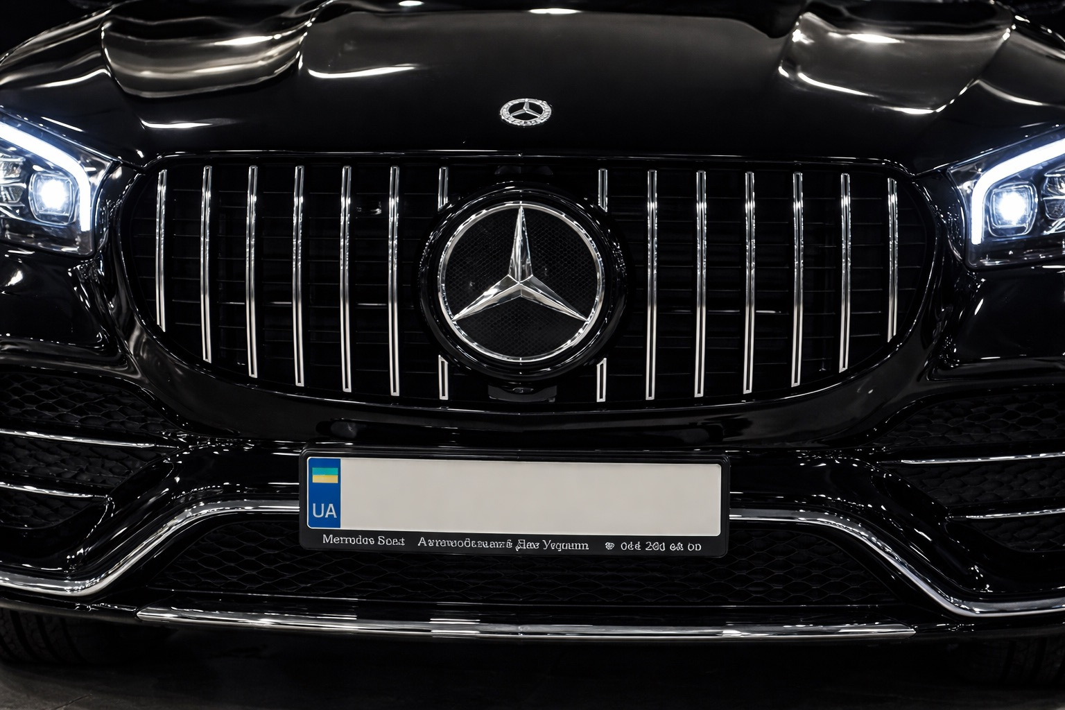 Передня решітка 2019-2023 (GT Panamericana) для Mercedes GLS X167 2019- рр