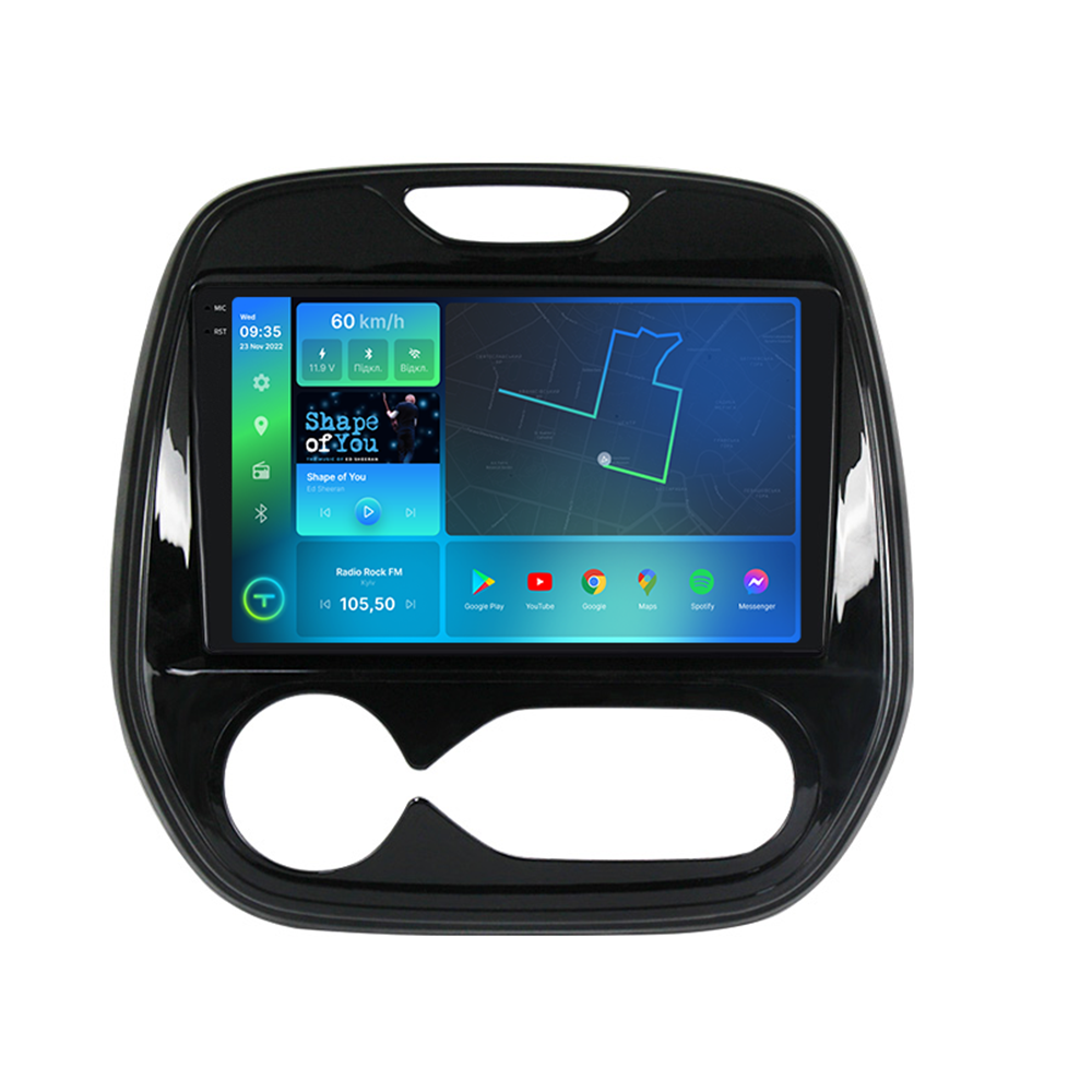 Штатна магнітола Torssen 2K Renault Captur 2013+,Trafic 2014+ F96128 4G Carplay DSP