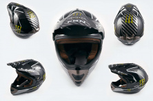 Шолом кросовий (mod: Skull) (size: M, чорний) MONSTER ENERGY