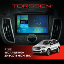 Штатна магнітола Torssen 2K Ford Escape/Kuga 13-18 HIGH END F9464 4G Carplay DSP
