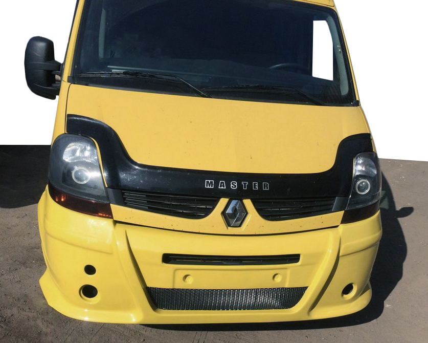 Передній бампер (накладка, під фарбування) для Opel Movano 2004-2010 рр