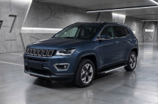 Бокові пороги RedLine (2 шт., Алюміній) Jeep Compass 2016- рр.