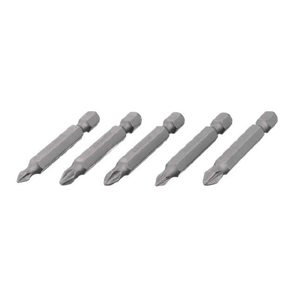 Комплект отверточных насадок PH1, PH2, PZ1, PZ2 1/4*50мм, ACR, S2, уп. 5ед., STORM