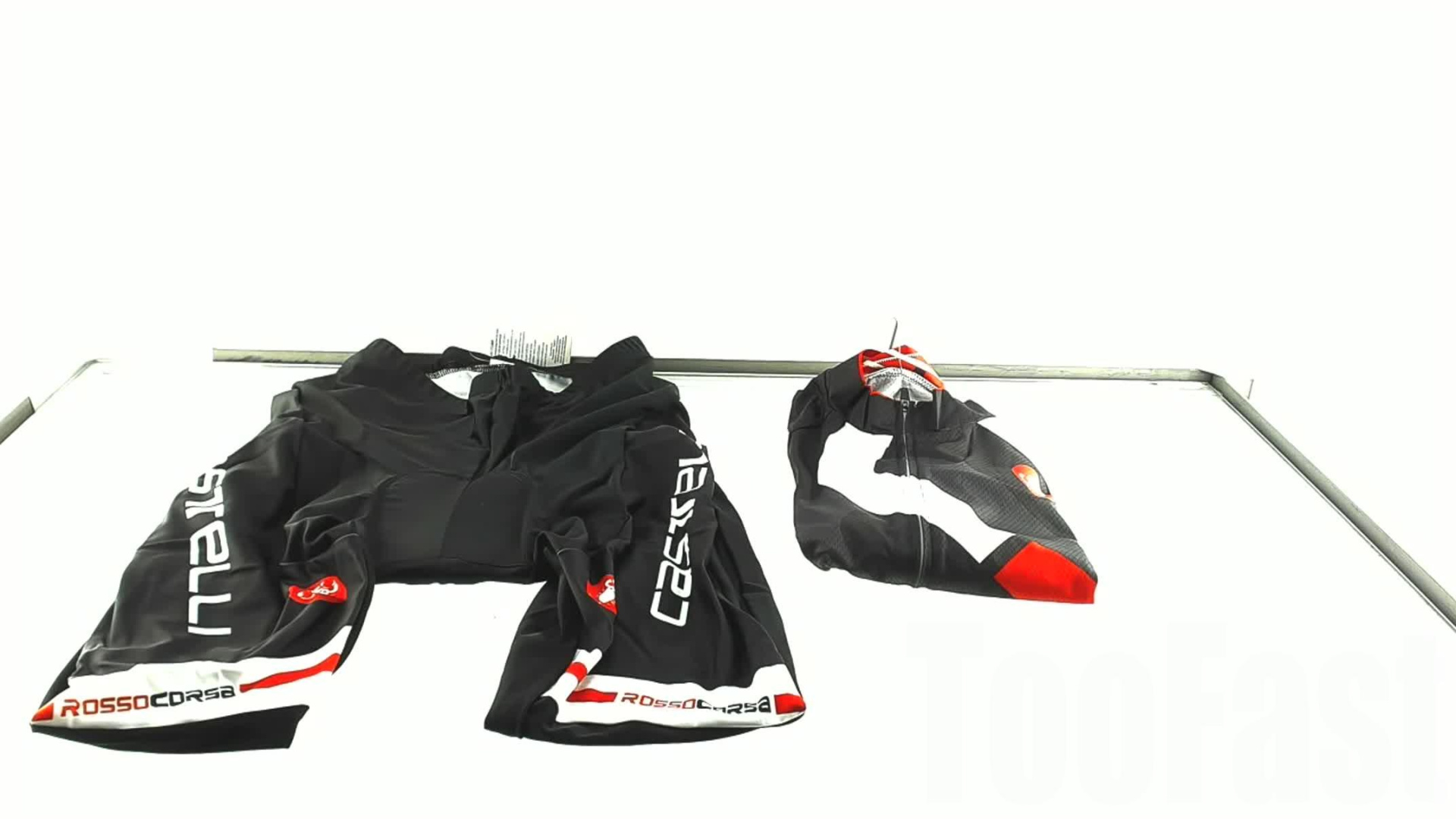 Велокостюм   (черно-красный, size:XL)