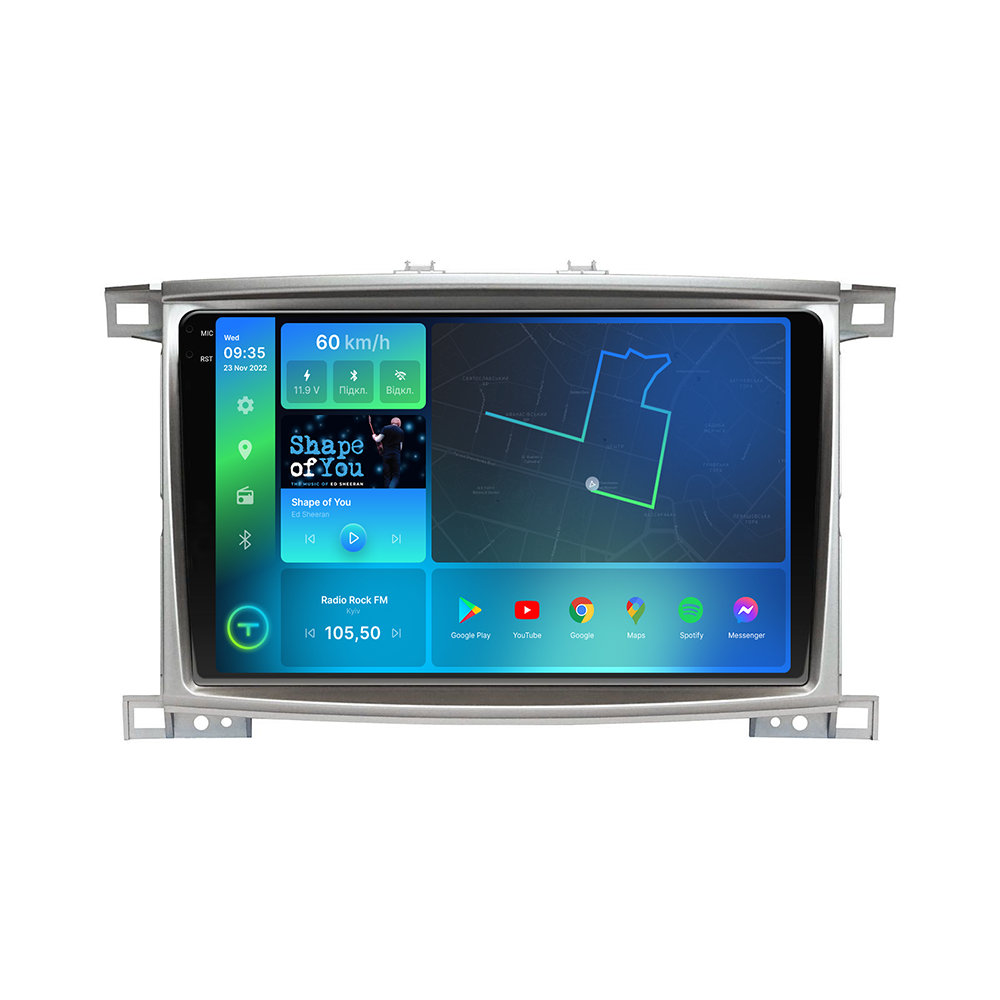 Штатна магнітола Torssen 2K Toyota LC100 FL10 4+64Gb 4G Carplay DSP