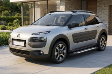 Бокові пороги Line (2 шт., Алюміній) Citroen Cactus 2014-2020 рр.