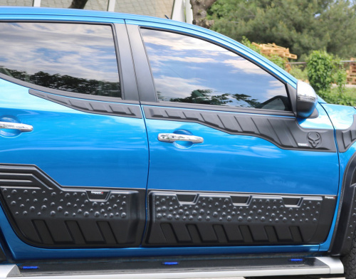 Молдинг двері EuroCap (6 шт, ABS) для Mitsubishi L200 2015-2024 рр