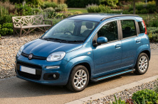 Бокові пороги Maya Blue (2 шт., Алюміній) Fiat Panda 2011-2023 рр.