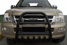 Передній захист QT007 Black (нерж.) Isuzu D-Max 2011-2019 рр.