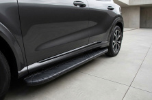 Бокові пороги Bosphore Black (2 шт., Алюміній) Ford Puma 2019- рр.