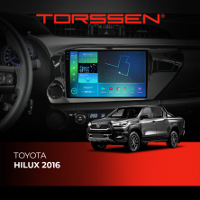 Штатна магнітола Torssen 2K Toyota Hilux 16 F106128 4G Carplay DSP