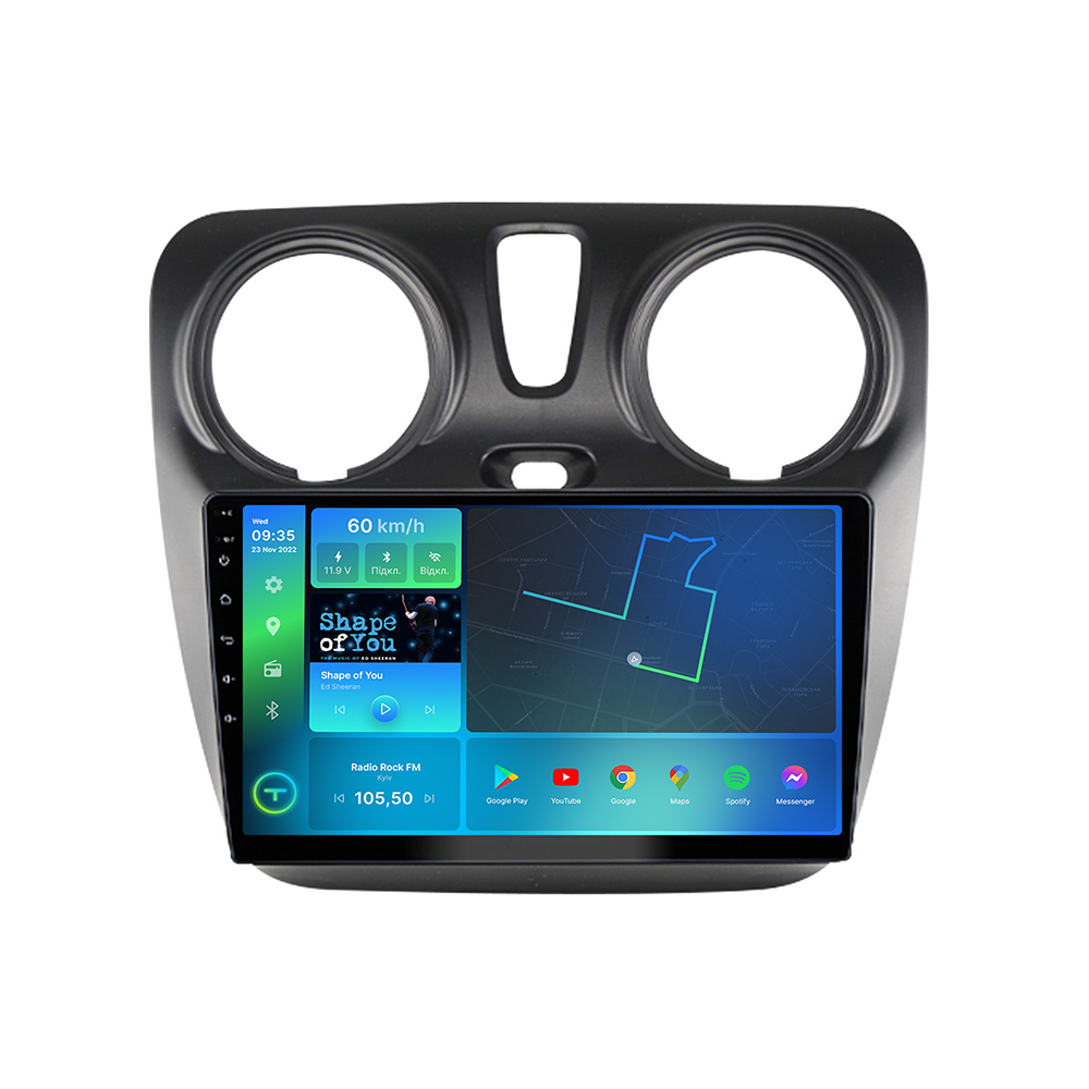 Штатная магнитола Torssen Renault Dokker 2012-2020 FL9 4+64Gb 4G Carplay DSP