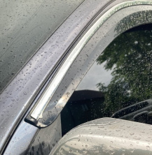 Вітровики з хромованим молдингом (4 шт., Sunplex Chrome) Toyota Hilux 2006-2015 рр.