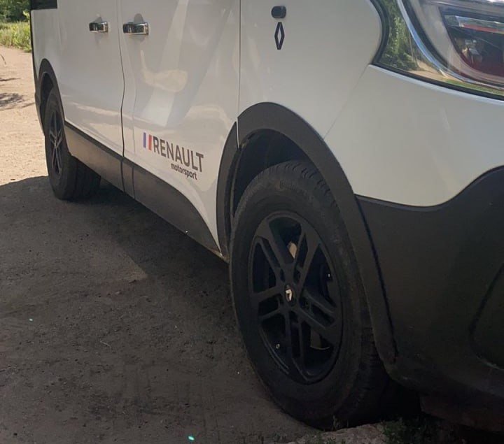 Накладки на арки (6 шт, чорні, ABS) для Nissan NV300/Primastar 2016-рр