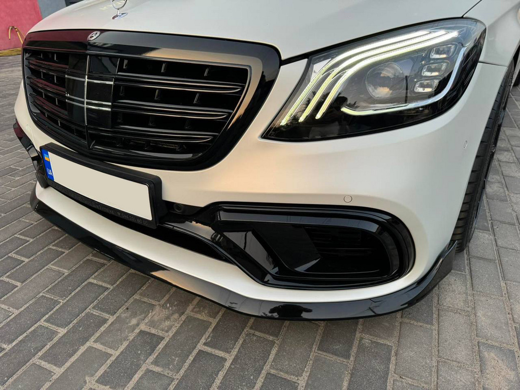 Комплект обвісів S63 AMG (2018-restyling) для Mercedes S-сlass W222 2013-2022 рр