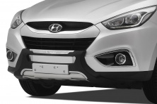 Передня пластикова накладка V4 Hyundai IX-35 2010-2015 рр.