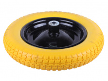 Колесо 3,00 -8 TL (бескамерное, под ось D-16мм ) (желтое) AMG