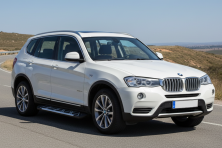 Бокові пороги Sunrise (2 шт., Алюміній) BMW X3 F25 2011-2018 рр.