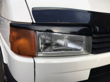 Вії Прямий капот (2 шт) Чорний мат для Volkswagen T4 Transporter 1990-2003 рр