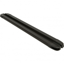 Бокові пороги Maya V2 Black (2 шт., Алюміній) Toyota Rav 4 2006-2013 рр.