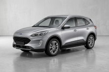 Бокові пороги Bosphore Grey (2 шт., Алюміній) Ford Kuga/Escape 2019- рр.