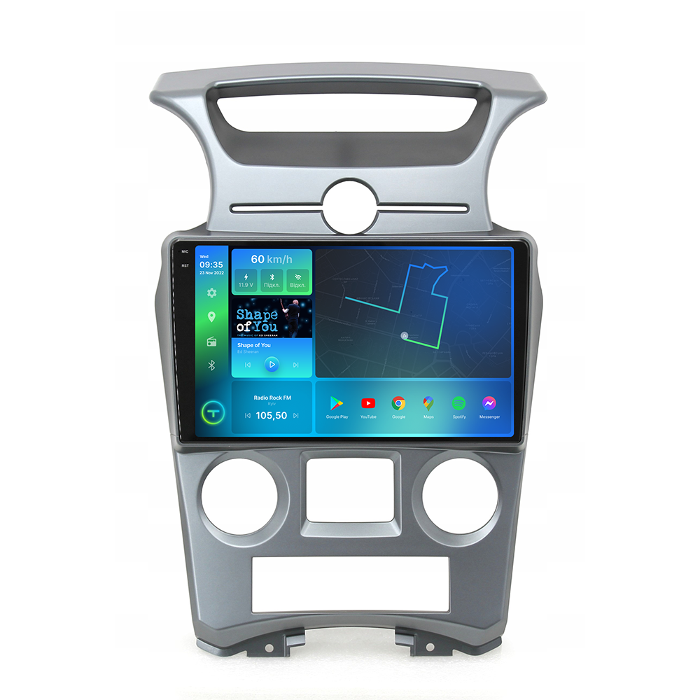 Штатна магнітола Torssen 2K Kia Carens 2006-2012 climate F98256 4G Carplay DSP