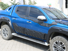 Молдинг двері EuroCap (6 шт, ABS) для Fiat Fullback 2016- рр