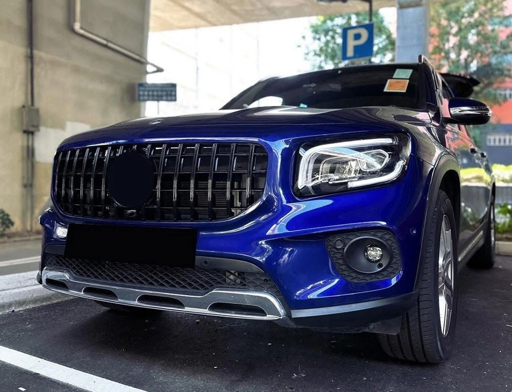Передня решітка Panamericana GT (для Base 2019-2023) З місцем під камеру для Mercedes GLB X247 2019- рр