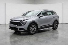 Бокові пороги Mevsim Grey (2 шт., Алюміній) Kia Sportage 2021- рр.