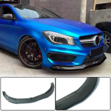 Накладка на передній бампер Lip (для CLA45 AMG SD 2013-2015, Карбон) Mercedes CLA C117 2013-2019 рр.