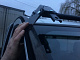 Козирьок на лобове скло (чорний глянець, 5мм) для Nissan Primastar 2002-2014 рр