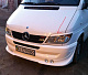 Війки (чорні, ABS, 2000-2006) Чорний мат для Mercedes Sprinter W901/902/903/904/905 рр