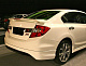 Накладка на задній бампер (під фарбування) для Honda Civic Sedan IX 2011-2016 рр