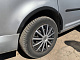 Накладки на арки (чорний мат) Коротка база, 2 бічних (пластик) для Volkswagen Caddy 2010-2015 рр