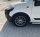 Накладки на арки (4 шт, чорні) 1 бічні двері, ABS-пластик для Fiat Fiorino/Qubo 2008-2024 рр