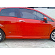 Бокові пороги (для 3-х дверного, під фарбування) для Fiat Punto Grande/EVO 2006-2018 рр