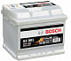 Акумулятор 52Ah-12v BOSCH (S5001) (207x175x175),R,EN520