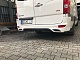 Накладка на задній бампер V2 (під фарбування) для Volkswagen Crafter 2006-2016 рр