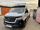 Козирьок на лобове скло (чорний глянець, 5мм) для Mercedes Sprinter W907/W910 2018- рр