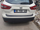 Накладка на задній бампер EuroCap (2014-2017, ABS) для Nissan Qashqai рр