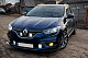Накладка на передній бампер ЛИП (чорна) для Renault Megane IV 2016-2025 рр