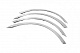 Накладки на арки (4 шт, нерж) для Mercedes ML W164 2005-2011 рр