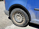 Накладки на арки (чорний мат) Довга база (метал) для Volkswagen Caddy 2004-2010 рр